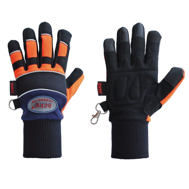 Jugendfeuerwehr Handschuhe mit Strickbund Orange