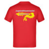 Jugendfeuerwehr T-Shirt Firedragon rot hinten