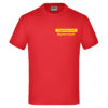 Jugendfeuerwehr T-Shirt "Fireman" rot vorn